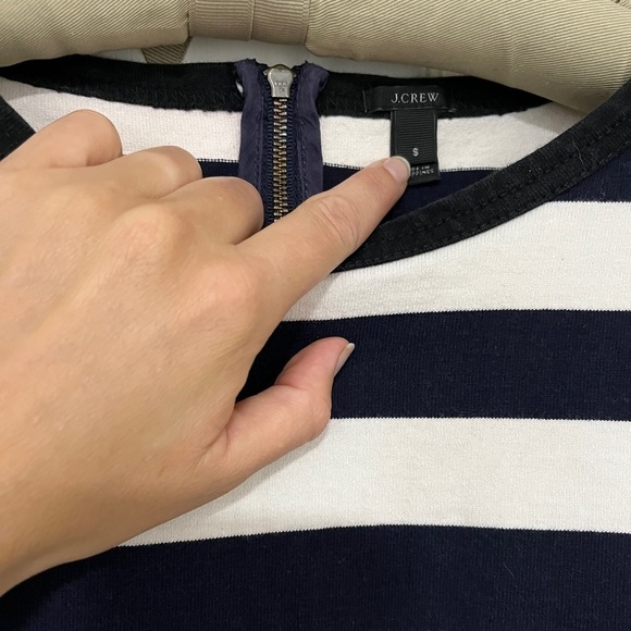 J. Crew Nautical Strip Cotton Dress - Picture 3 of 6